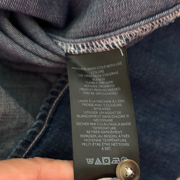 Pilcro Indigo Denim Blouse - Picture 8 of 9